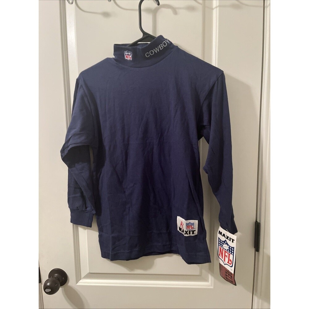 Dallas Cowboys Youth Boys Long Sleeve Turtle Neck Shirt NFL Size Small
